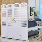 bình phong chắn cửa kẻ ngang 4 tấm