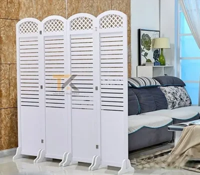 bình phong chắn cửa kẻ ngang 4 tấm