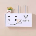 hộp để wifi hình mặt cười
