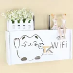 hộp đựng modem wifi mèo thần tài