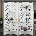 kệ bình phong giá rẻ hoa bồ công anh 4 tấm