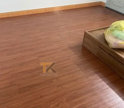 miếng lót sàn giả gỗ hoàn thiện