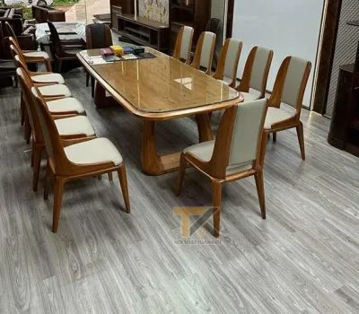 tấm nhựa dán sàn giả gỗ hoàn thiện