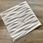 tấm ốp 3d pvc zích zắc màu trắng