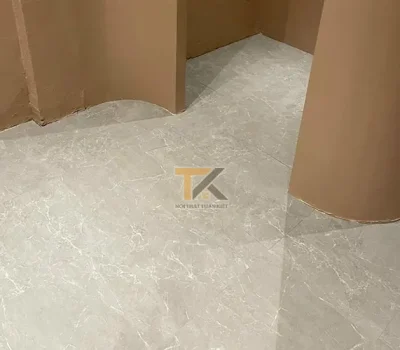 sàn nhựa vân đá dán keo hoàn thiện
