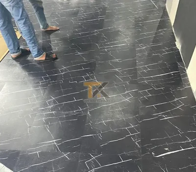 tấm nhựa giả đá lát nền hoàn thiện