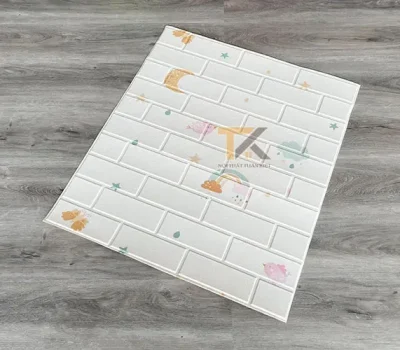 xốp dán tường cầu vồng