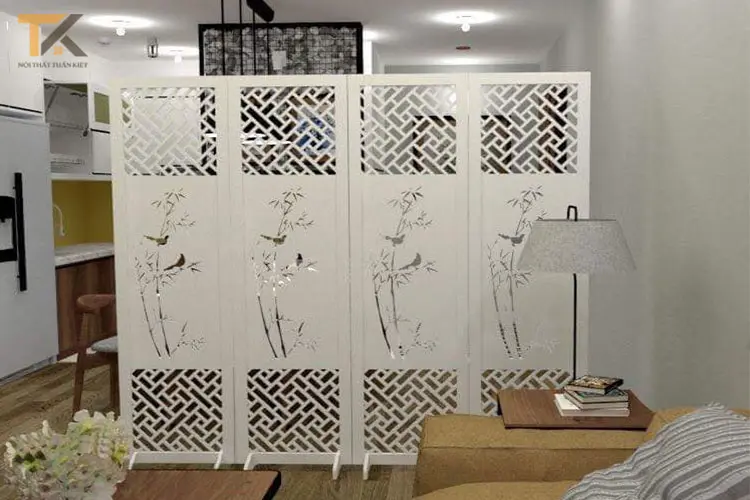 bình phong spa cây trúc