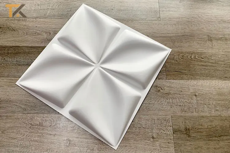 giá tấm nhựa ốp tường 3d màu trắng