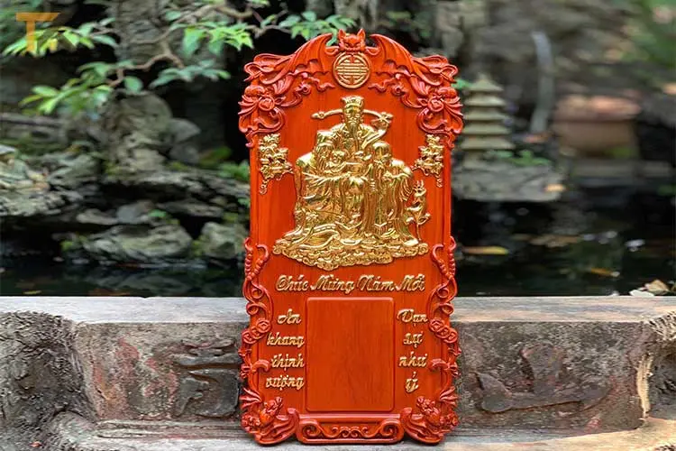 lịch gỗ phúc lộc thọ